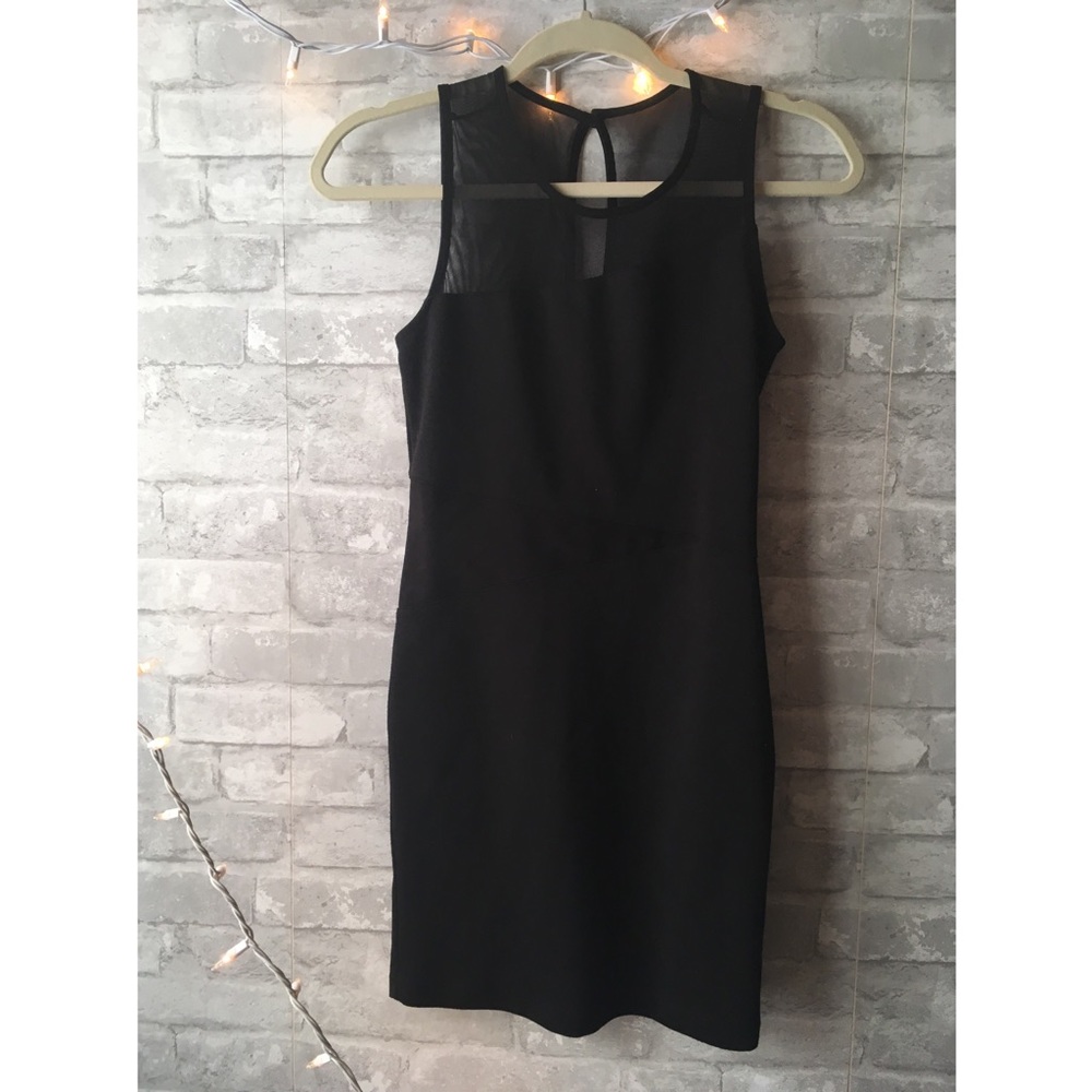 LBD with Mesh Detailing